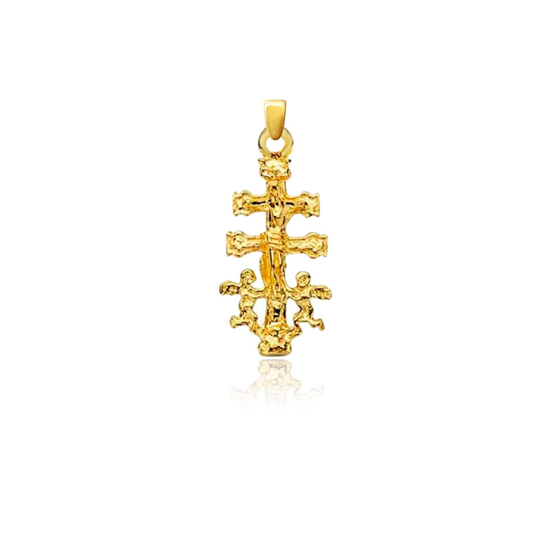 Caravaca Cross 18Kt Gold 29x14mm 04520012353