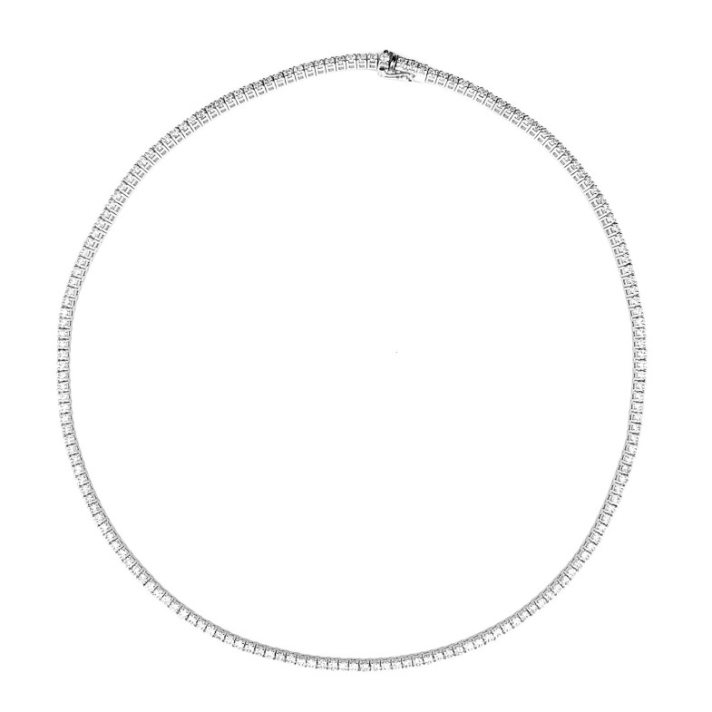 Collana Diamante Riviere 9 carati 43cm Jackie 26910185141