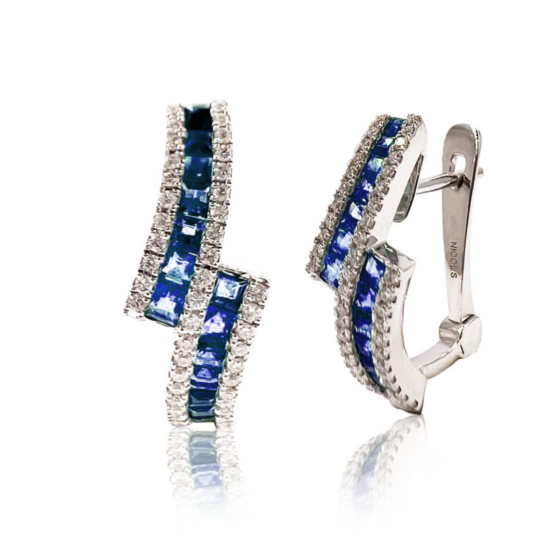 Boucles d'oreilles en couleur diamant 14710400223