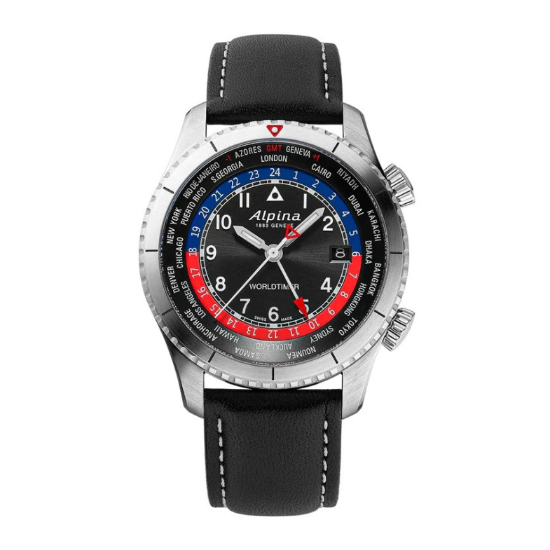Alpina Startimer Pilot Quartz Worldtimer AL-255BRB4S26