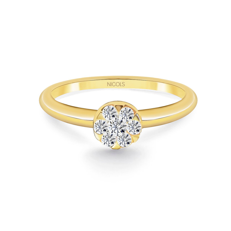 Passion Diamond Ring 0.23 Yellow Gold 29210282111