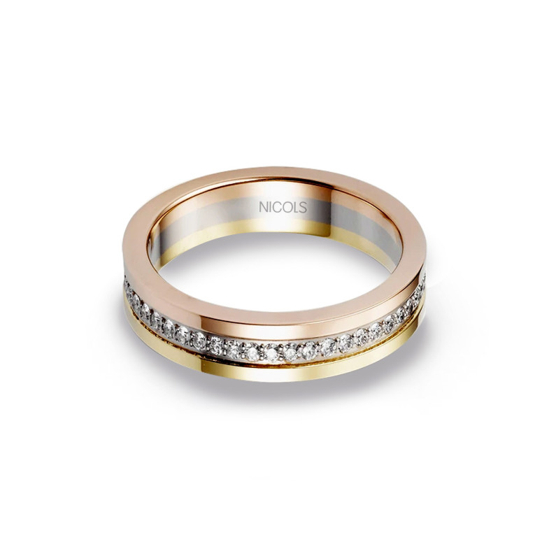 Chloe Eternity Diamond Ring 4mm Yellow Gold White Gold Rose Gold 99930394011