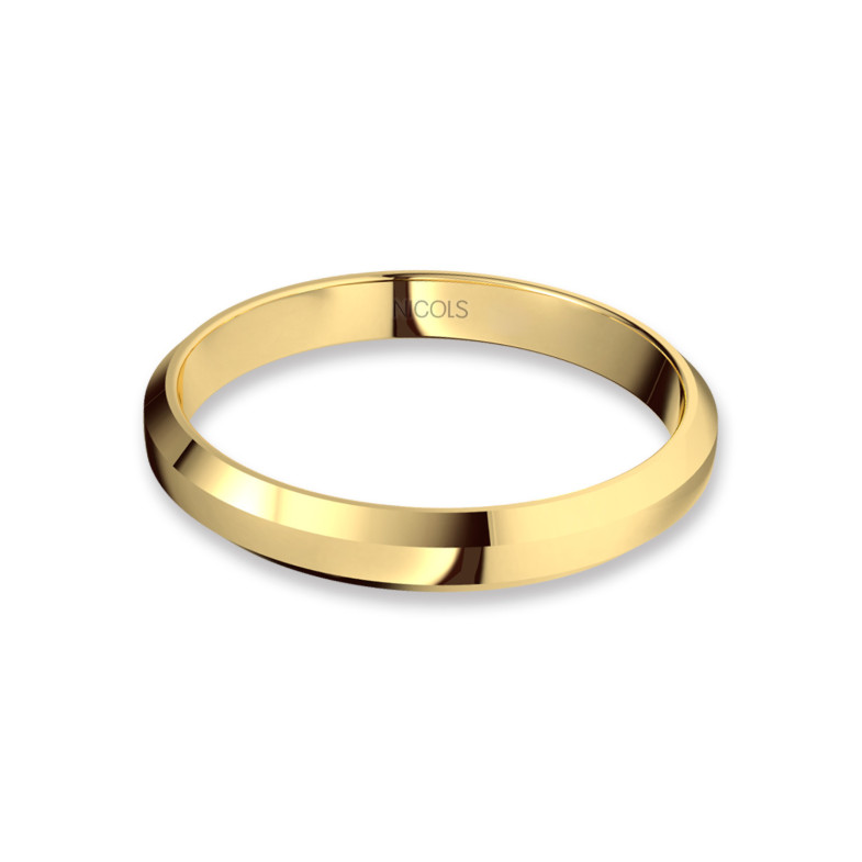 Alliance de mariage JUNO or jaune