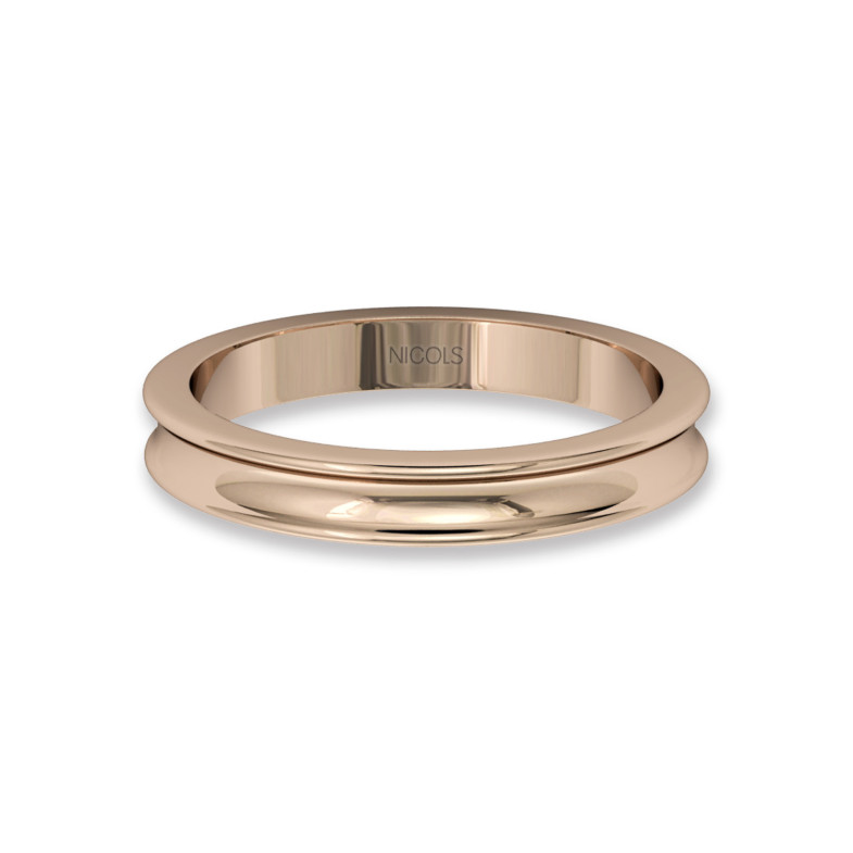 ATENEA Yellow Gold Wedding Alliance
