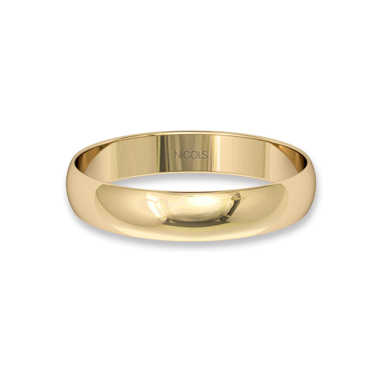 ATENEA Yellow Gold Wedding Alliance
