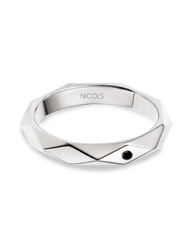 Wedding Alliances Oro bianco 40mm BACO Diamante nero 99411261540