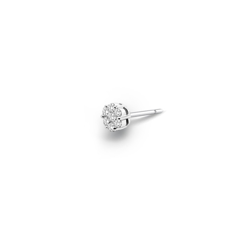 Diamond Piercing Earring Camellia 0.25 Sleeper 14710010129