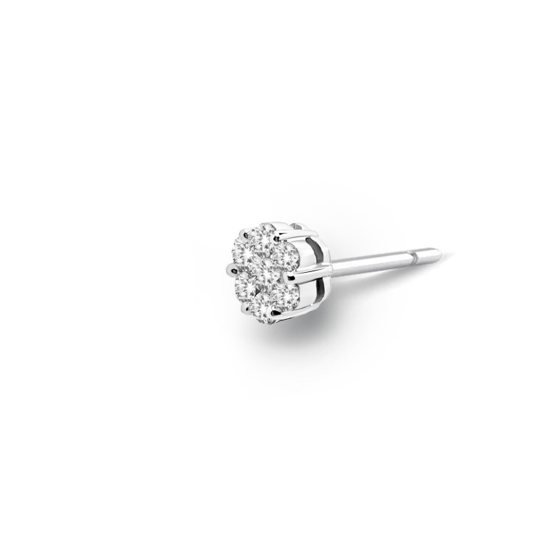 Kamelien-Piercing-Diamant-Ohrring 0,50 Dormilona 14710010329