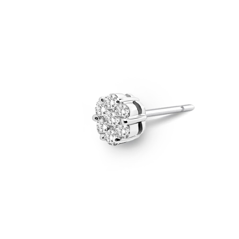 Diamond Piercing Earring Camellia 0.75 Sleeper 14710010429