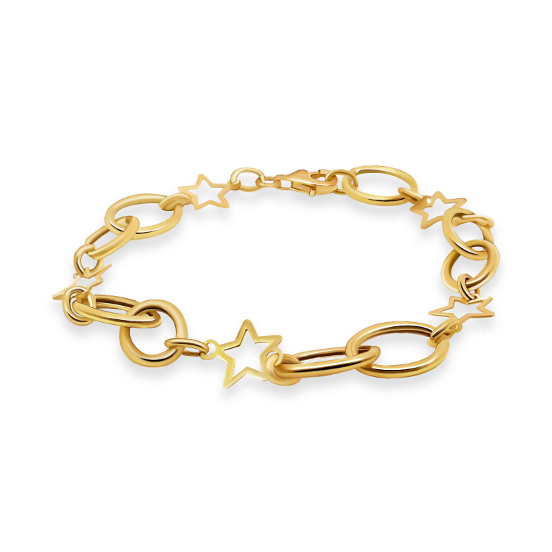 Bracelet en or jaune Egg Star Liens 36710020230