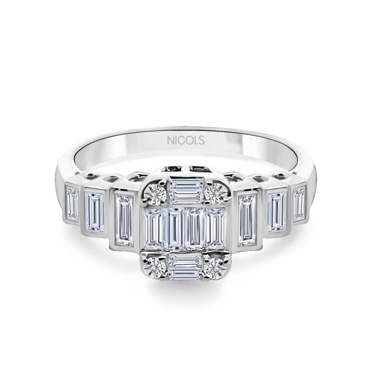 Diamond Ring 0.90 Minerva White Gold 32810090011