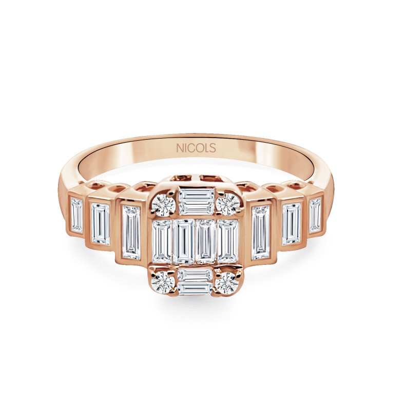 Diamond Ring 0.90 Minerva Rose Gold 32810090019