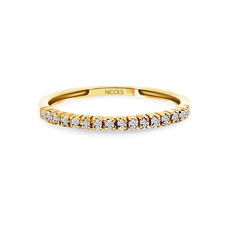Bague Diamant AZALEA 0,09 Or Jaune 20111260111