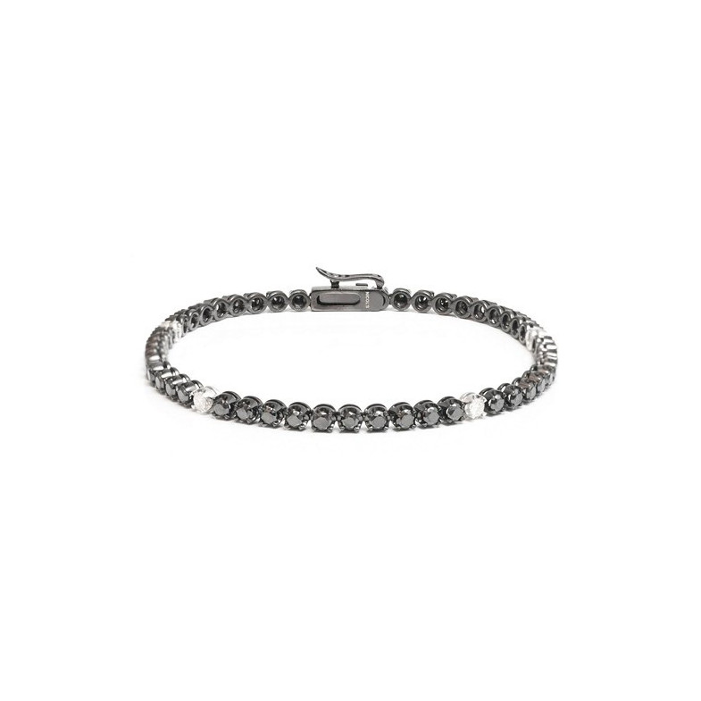 Riviere Pulseira Preto e Branco Diamantes RIVIERE BLACK POWER 26910030131