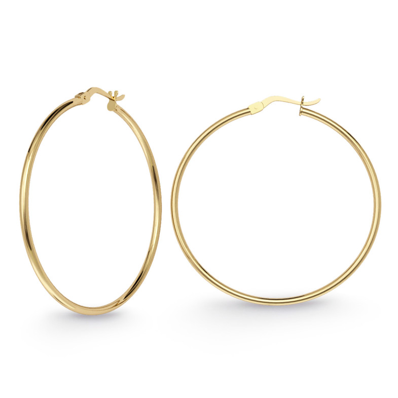 BASIC Creole Hoop Earrings GOLD 35310113120