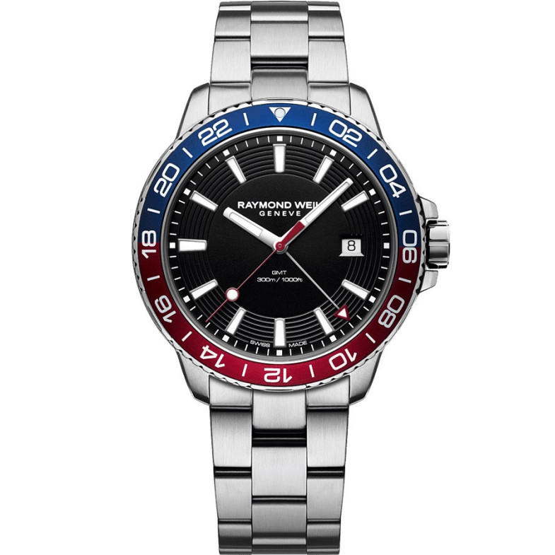 Raymond Weil Tango Quartz GMT 42mm 8280-ST3-20001