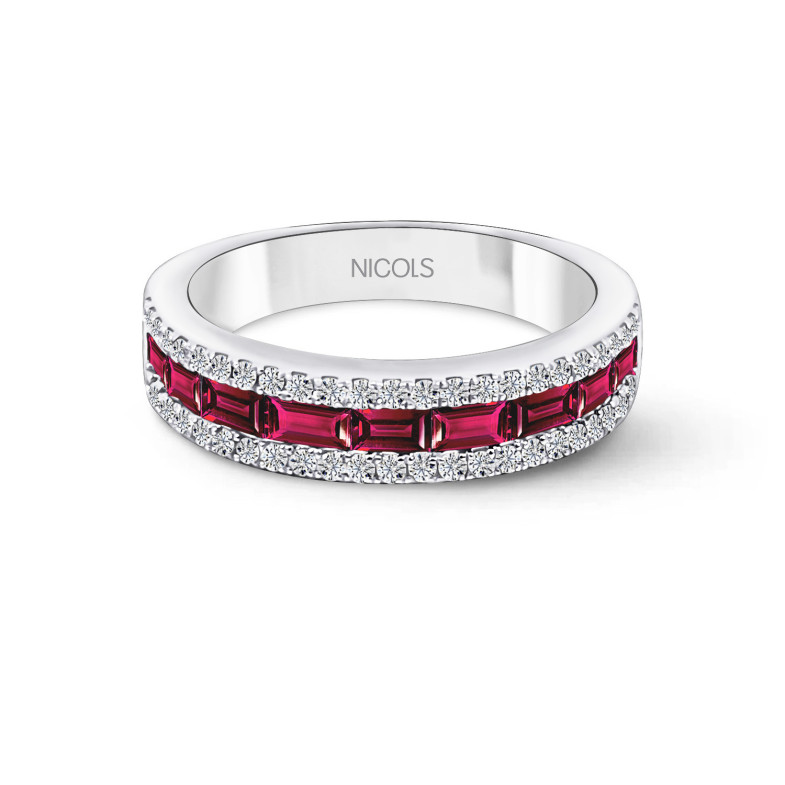 Ring Rubi Alliance Baguette Amelia 14710372113