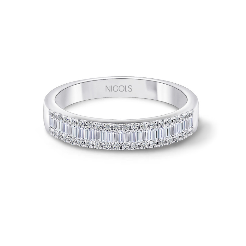 Anillo Diamantes ABELIA 0.39 Oro Blanco 14710310010