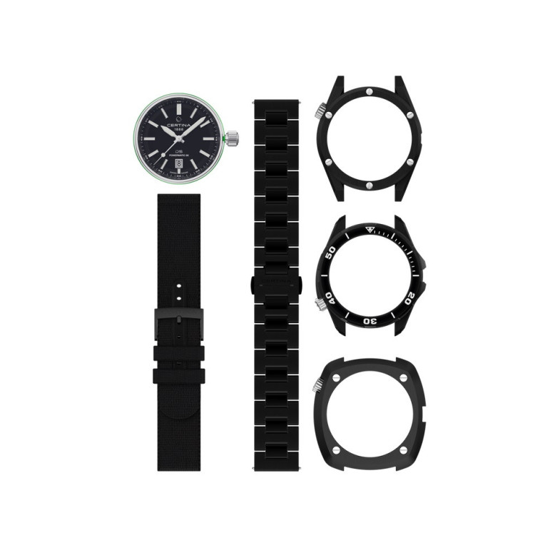 Certina Ds+ Edição preta automática C041.407.39.051.00