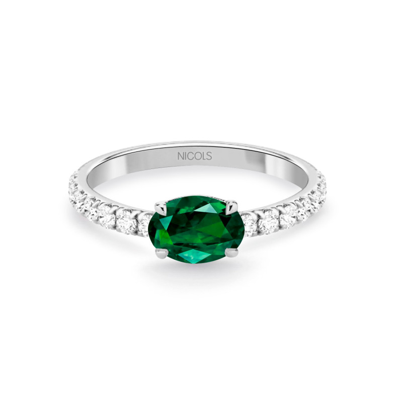 Lolita Emerald and Diamond Ring 0.45 26910380011