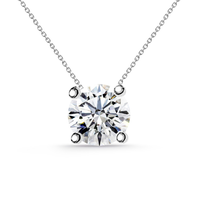 Colar Diamante KATHERINE 0.55-1.00ctSolitario Ouro branco 99920282041