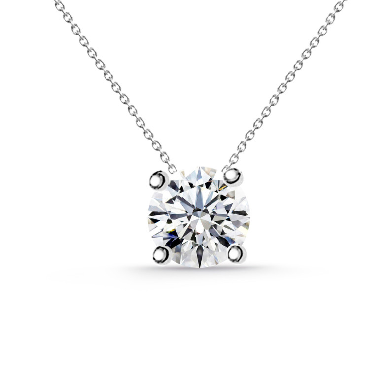 Collana Diamante Katherine 0.10-0.50ct Oro bianco solitario 99920281041