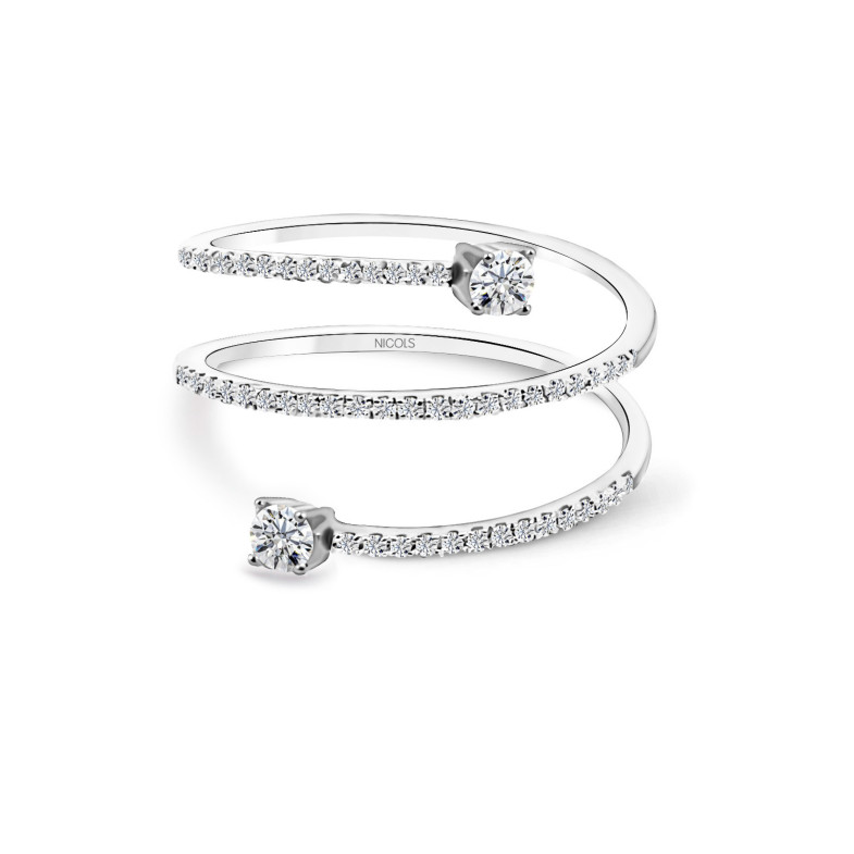 REGOLE SPIRALI Anello diamante 29210301811