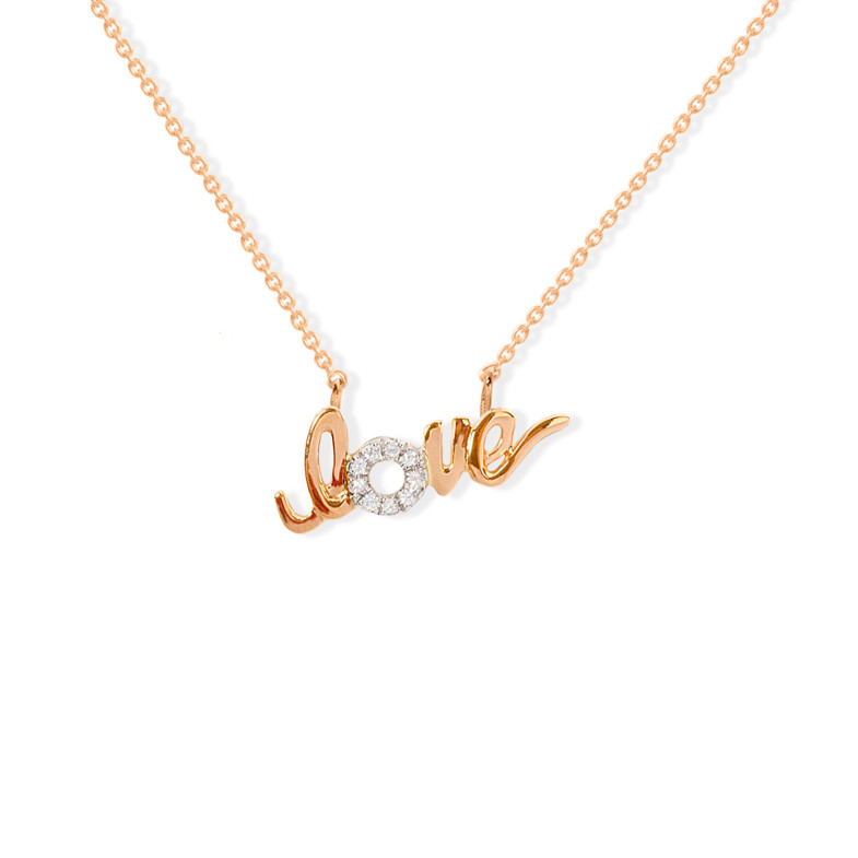 Colar de diamantes LOVE MINI DETAILS 29210225041