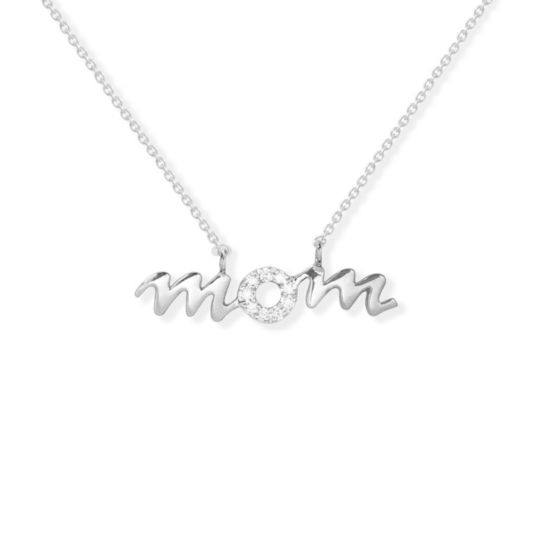 Gold necklace White MAMA MOM MINI DETAILS 29210224541