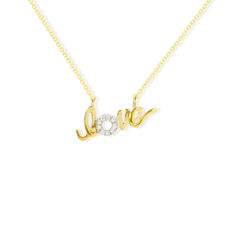 Colar de diamantes LOVE MINI DETAILS 29210225641