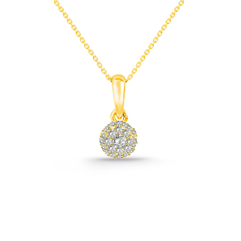 Ciondolo diamante STYLE 0.10 Oro Giallo 14710992141