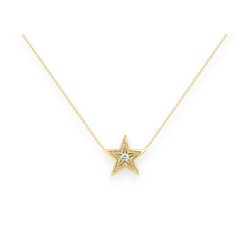 Mini colar estrela Detalhes 99920388541