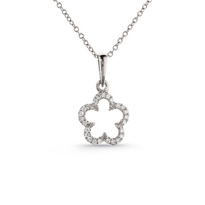 Gold Flower Necklace LITTLE DETAILS 29210511041