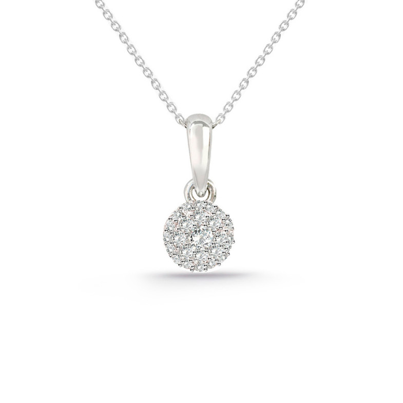Pendant Diamonds STYLE 0.32 White gold PURITY 14710991041