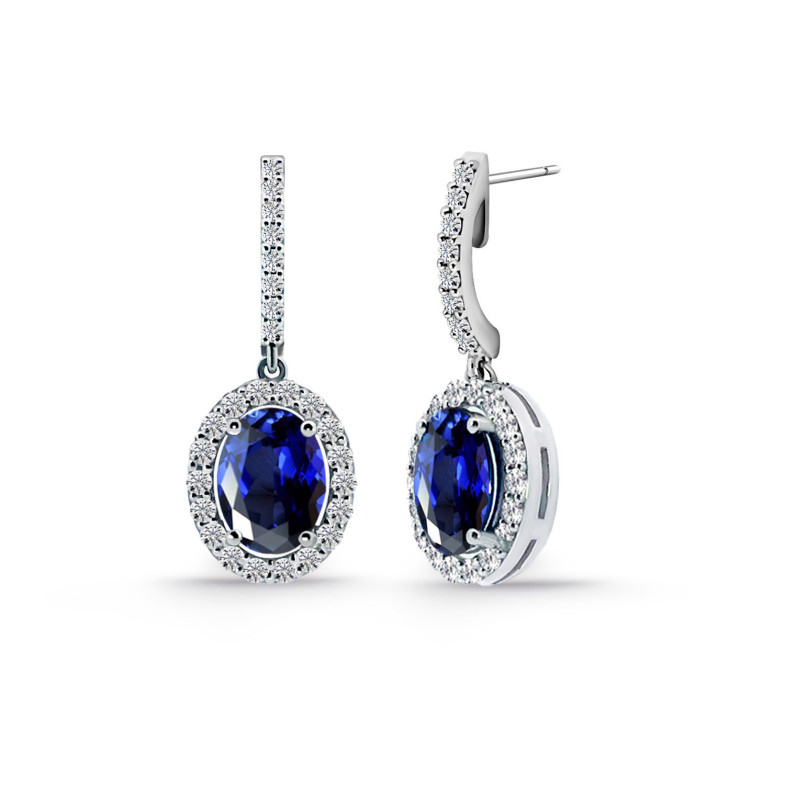 Orla Dalia Sunset Sapphire Earrings 2.40 99930024121