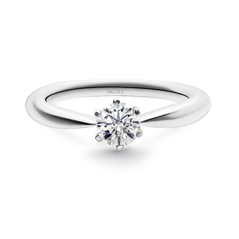 Alexia Platinum Engagement Ring with Diamond 0.10-0.50ct
