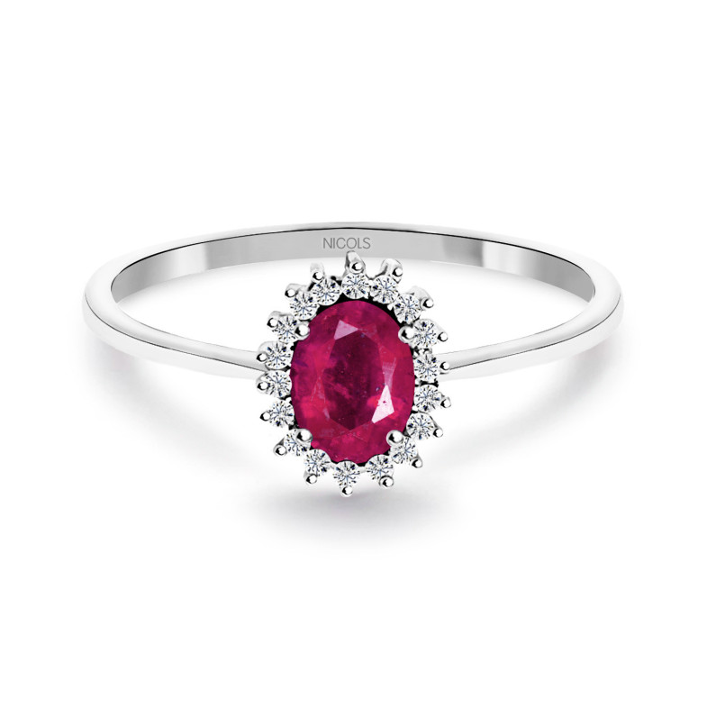 Ruby Ring 0.50 Candy Diamonds 29210261113
