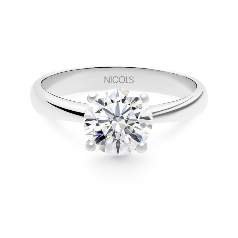 Anel IFRIDA Compromisso Platinum com diamante