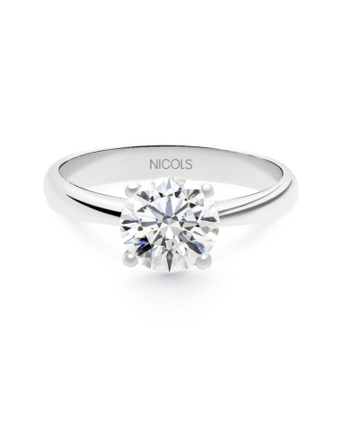 Frida Engagement Ring White Gold (18Kt) with Diamond 0.10-0.50ct