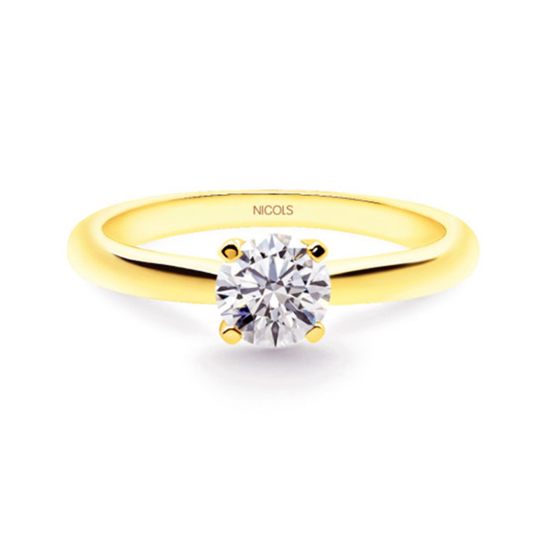 ELLE Engagement Ring Yellow Gold (18kt) with Diamond 0.65ct 99928046015