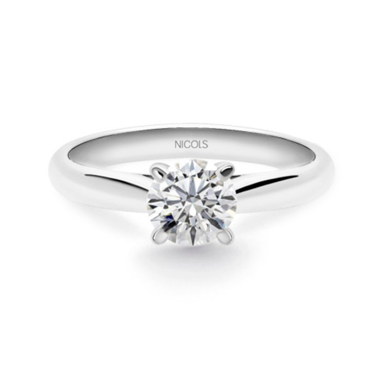 NANCY Or blanc (18kt) Engagement Ring avec Diamond 0.70ct 99928396111