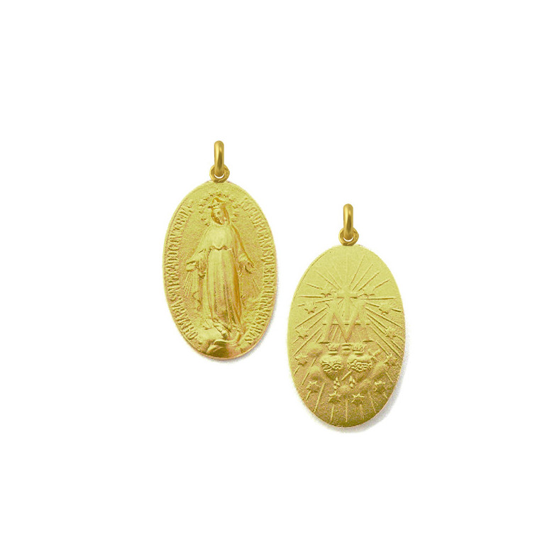 Miraculous Virgin Medal 18kt Gold 04515150052
