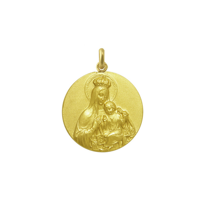 Virgin of Carmen Medal Crown 18kt Gold 04515220052