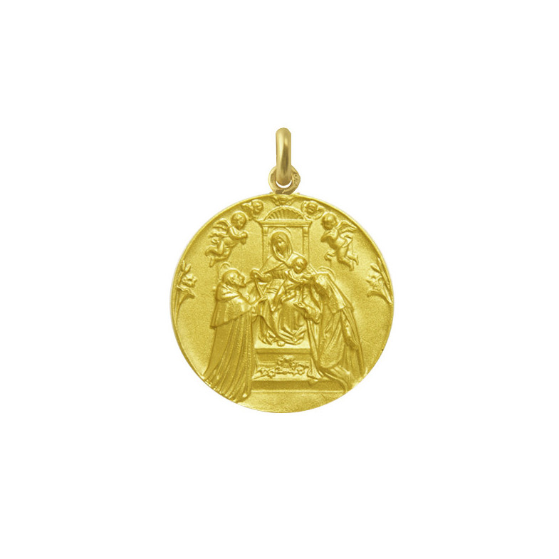 Medaglia Virgen del Rosario Oro 18kt. 04515280052