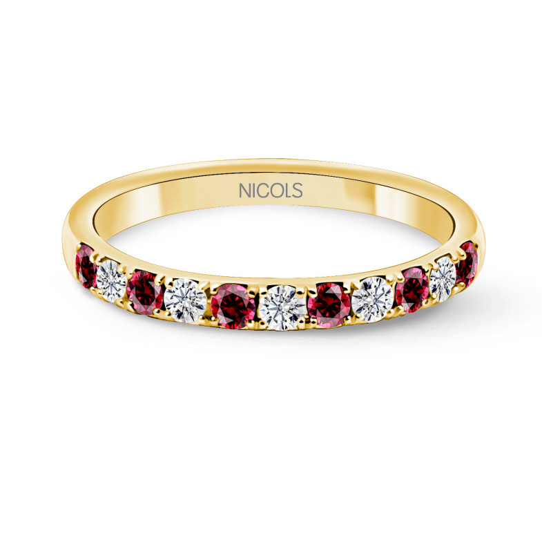 Bague Diamants caoutchouc Azalea or jaune 14711100111