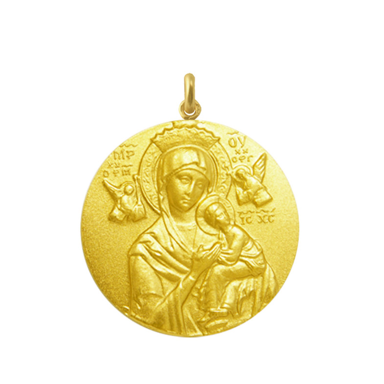 Médaille Notre-Dame de l'allègement perpétuel 18Kt 04515420052