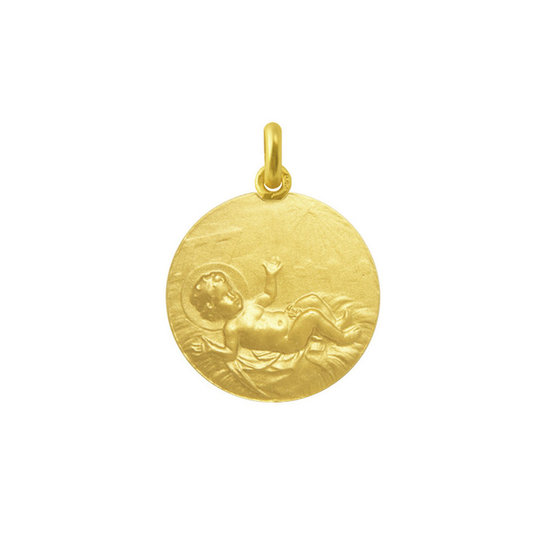 Baby Jesus Medal 18kt Gold 04516000052