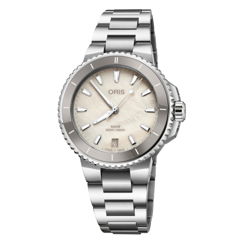 Oris Datum der Prüfung 36.5mm 01 733 7792 4151-07 8 19 05P