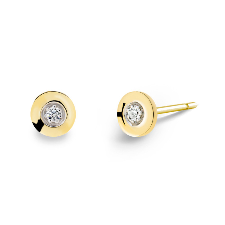 Diamond Chaton Celebrity Earrings 0.08 14711083521