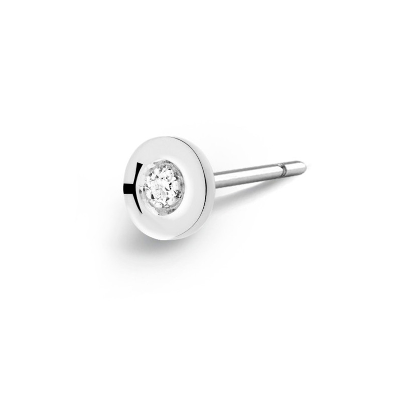 Piercing Diamonds Chaton Celebrity 0.08 Branco Ouro 14711083629